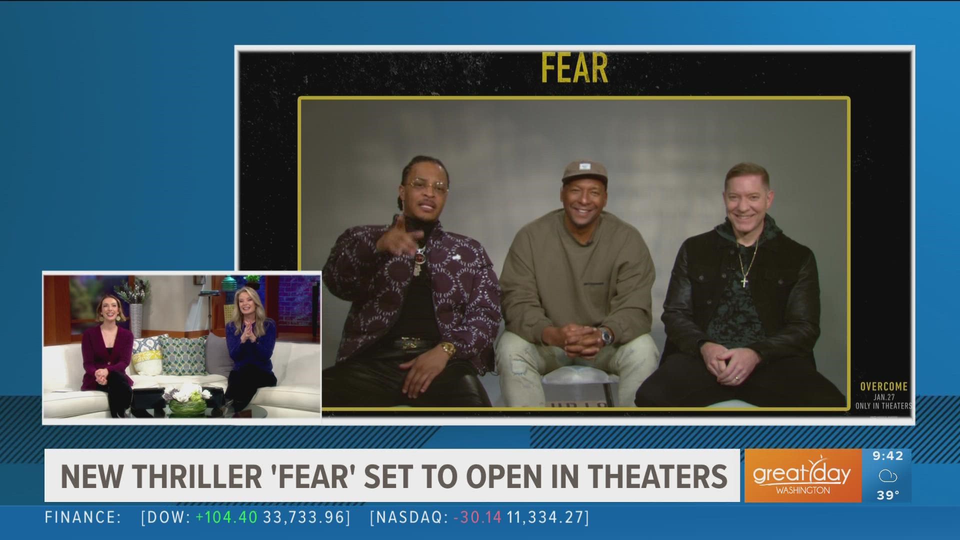 T.I. & Joseph Sikora talk about their new movie 'Fear' and how Director Deon Taylor approached them about it. 'Fear' is out in theaters Friday, Jan. 27th, 2023.