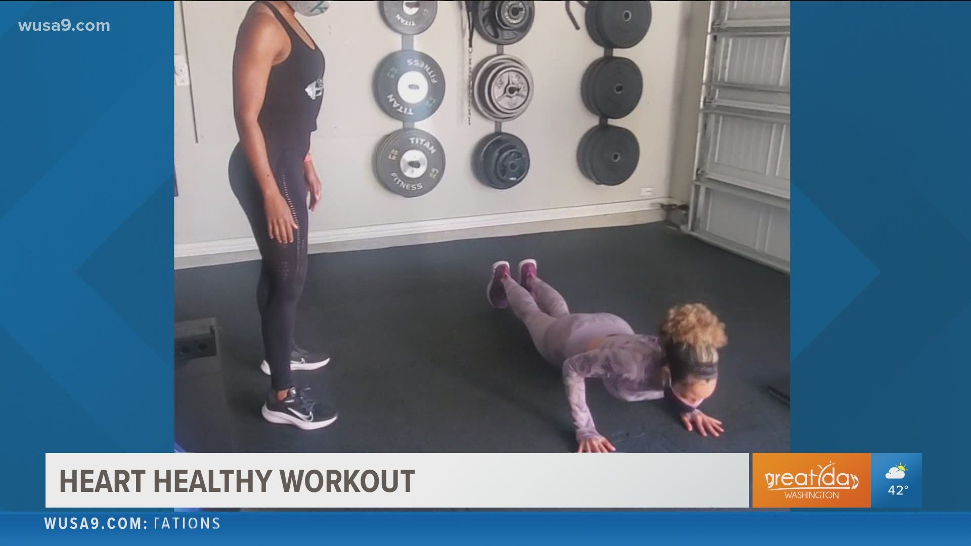 Fitness trainer Kelly James shares heart healthy fitness tips.