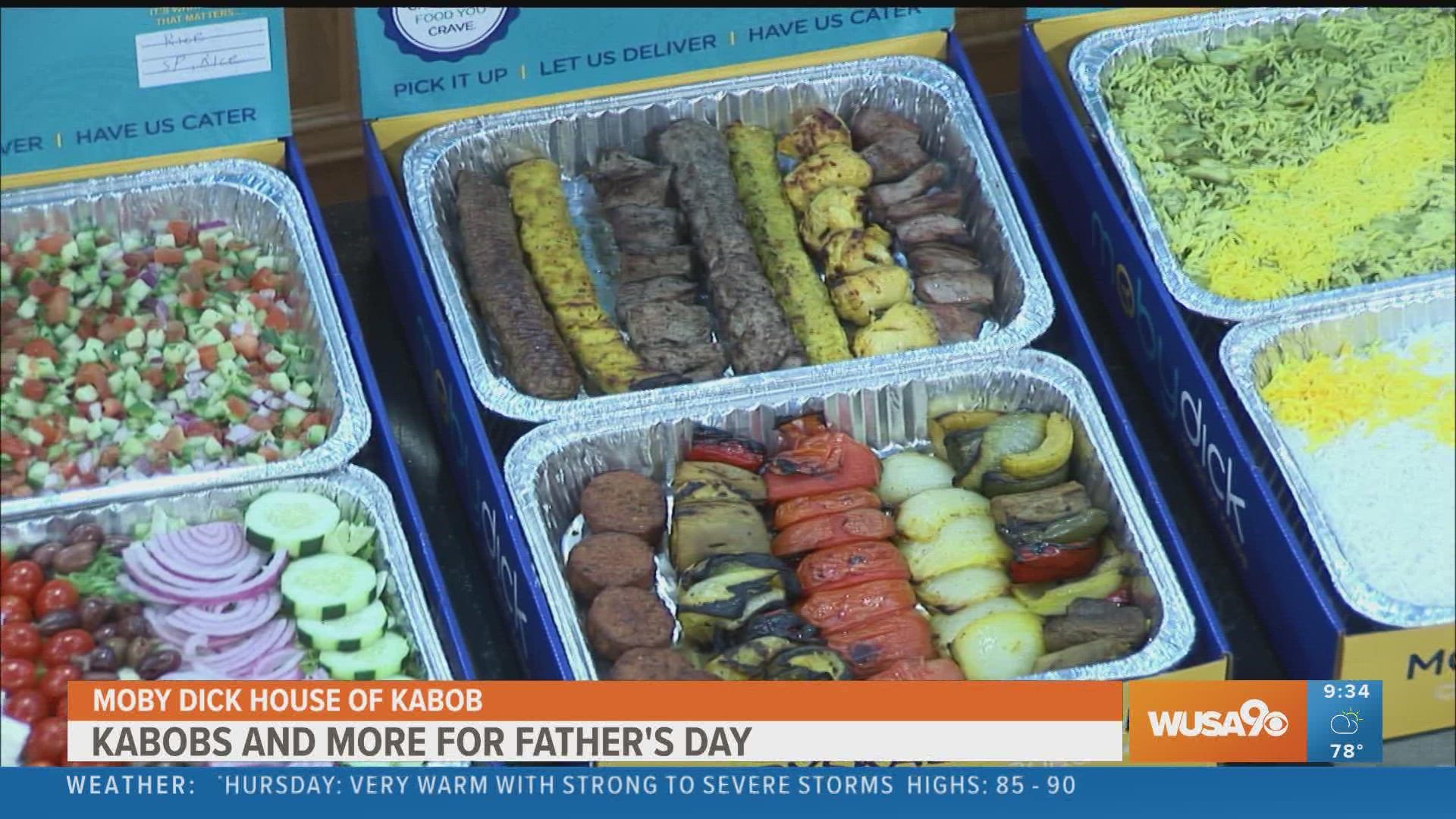 Moby Dick House of Kabob COO, Alex Momeni, shows us how to marinade, prepare and cook delicious kabobs for Father's Day.