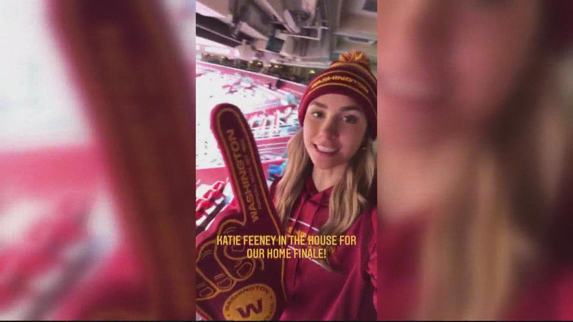 Katie Feeney who is from Maryland has over 10 million followers on social media.