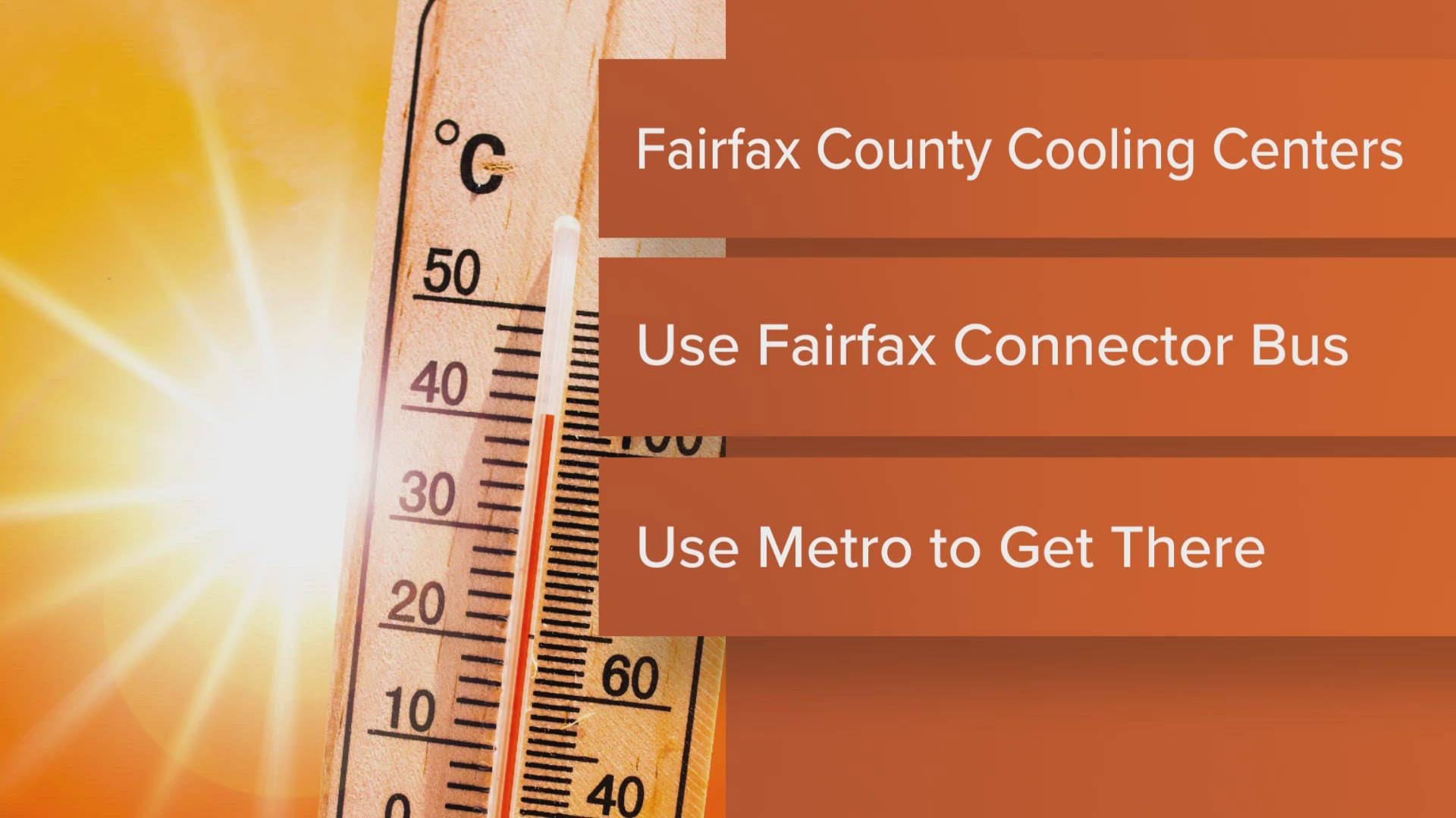 The heat is on in the DMV. Here's how to stay cool.