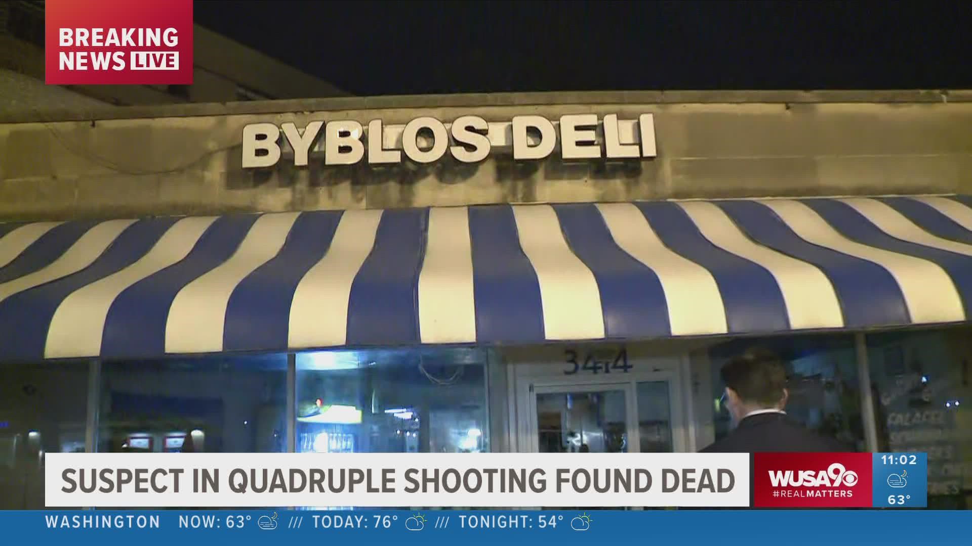 Police believe bullet hole on window of Byblos Deli came from Northwest