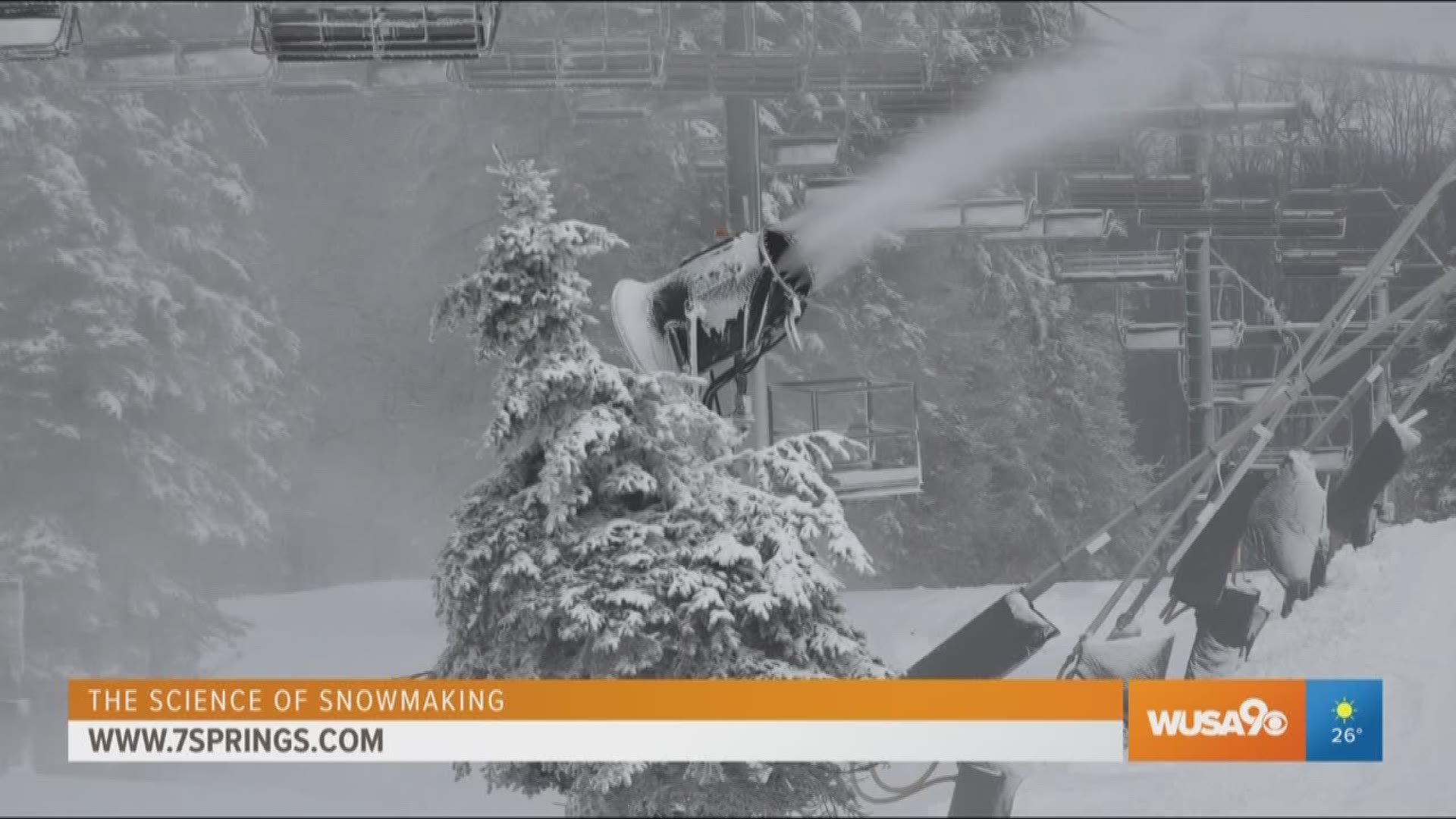 Learn exactly what it takes to make snow on the slopes at 7 Springs Mountain Resort. This segment is sponsored by 7 Springs Mountain Resort.