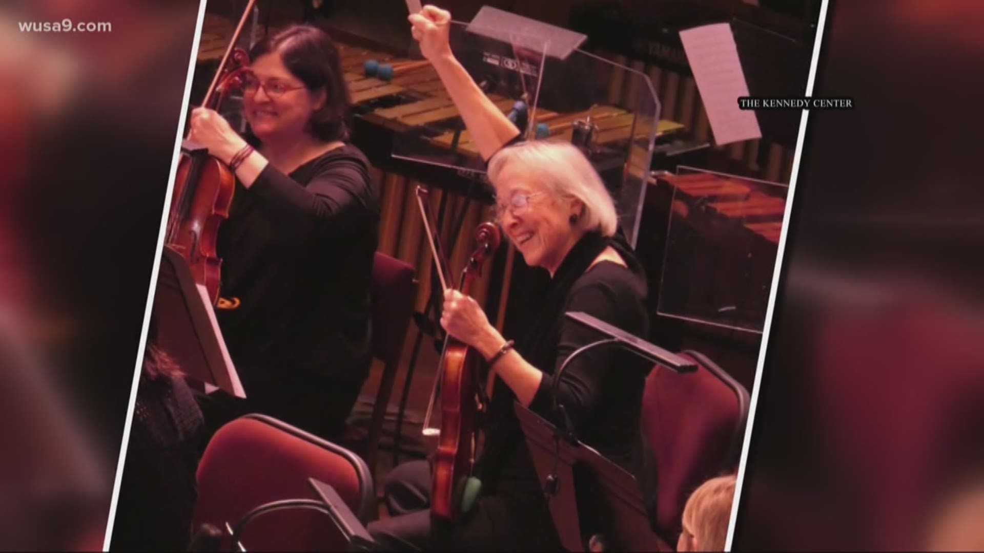 On Saturday, Cathy Strickler was invited onstage to play violin with The National Symphony Orchestra. The 74-year-old says it was dream some 65-years-in the making.