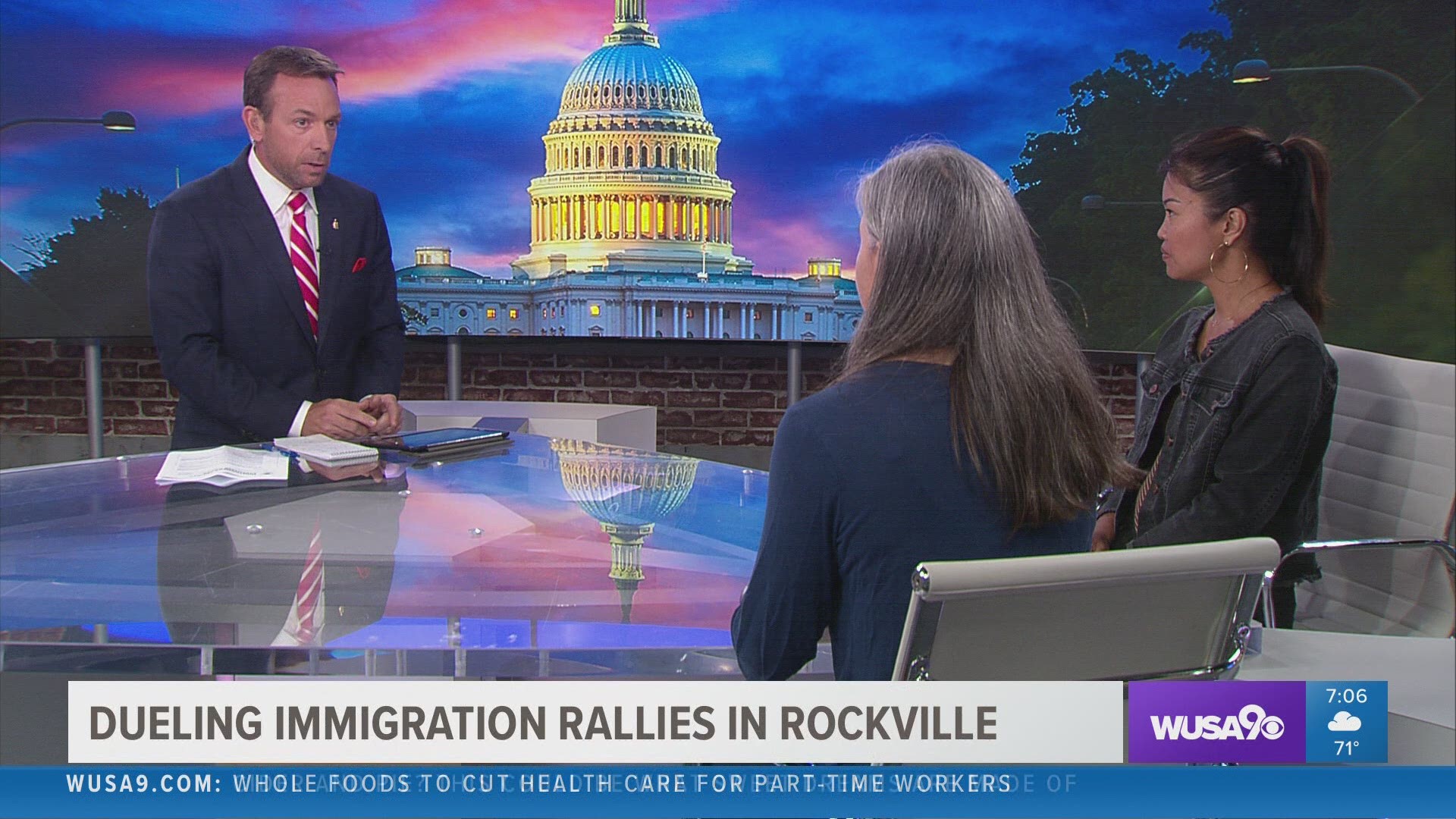 Tonight, our Adam Longo was joined by author,  Michelle Malkin and Montgomery County resident and community activist with CASA, Joanna Silver. The two women are on opposite sides of this issue.