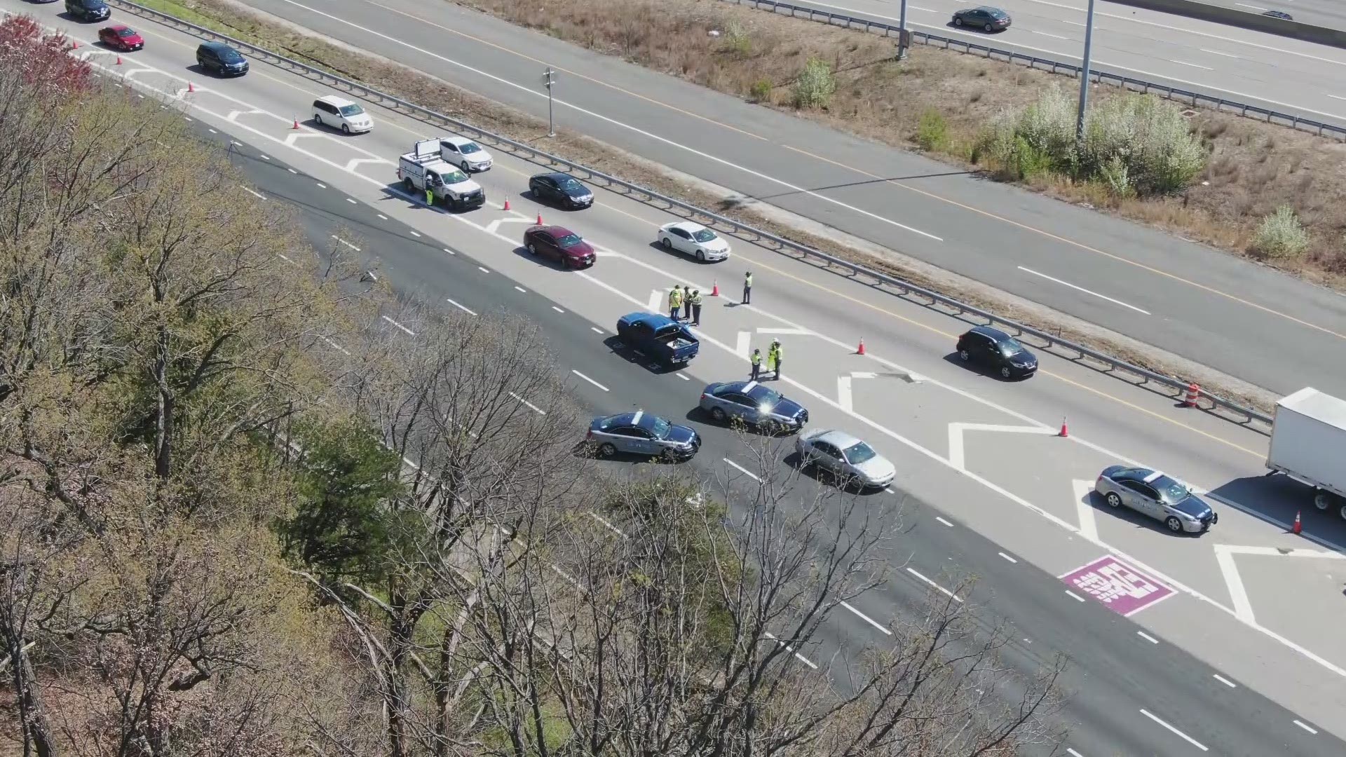 Virginia State Police engaged in two chases with the motorcyclist earlier in the day, but he was not being pursued at the time of the crash.