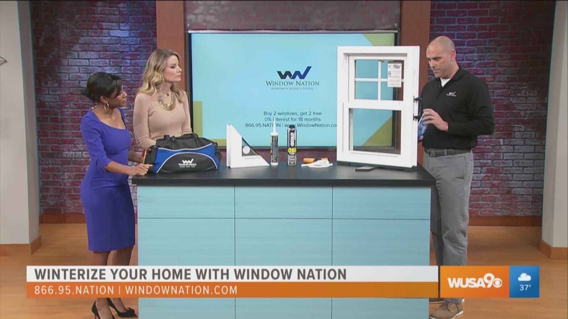 Joseph Downey of Window Nation explains how you can keep the cold air out and enjoy lower heating costs this winter. When you buy 2 windows you get 2 windows free, plus 0% interest on your financing for 6 months!  For more information call 866-95NATION or visit www.windownation.com