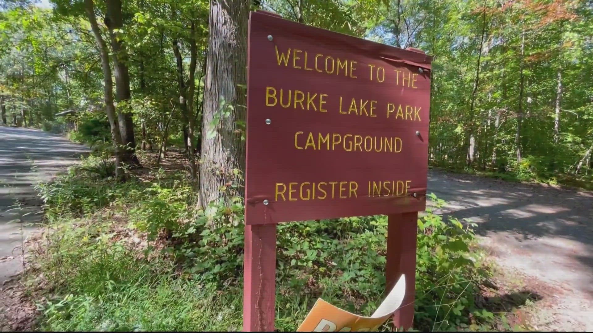 Cara Abbruscato, 40, was found dead inside a tent at Burke Lake Park Saturday.
