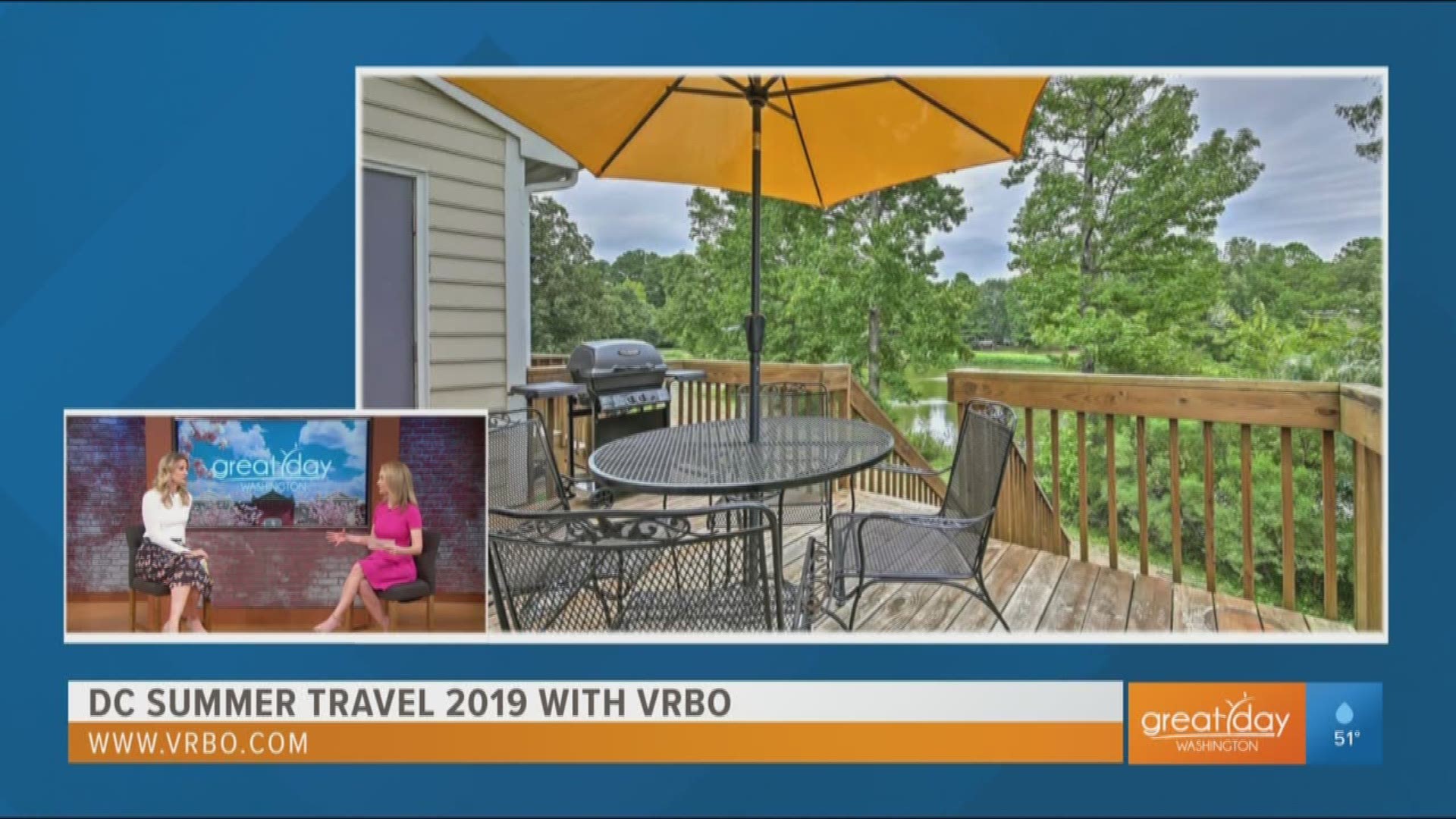 Melanie Fish from Vrbo explains how you can plan your next group getaway for as low as $32 per person per night.  Visit Vrbo.com for more information.  You can also get trip ideas on Great Day Washington's tripboard at https://vrbo.io/GreatDayWashington