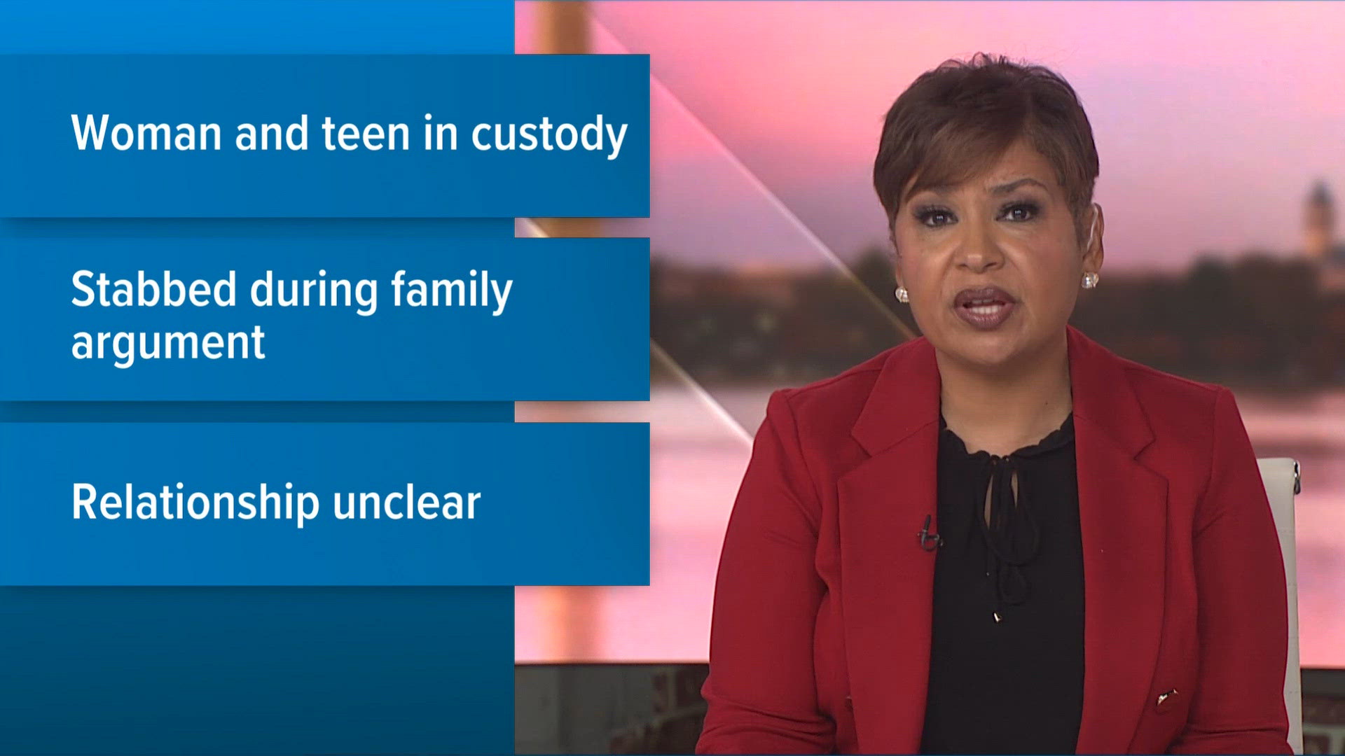 Coverage image for: Woman, teen arrested for stabbing during family argument