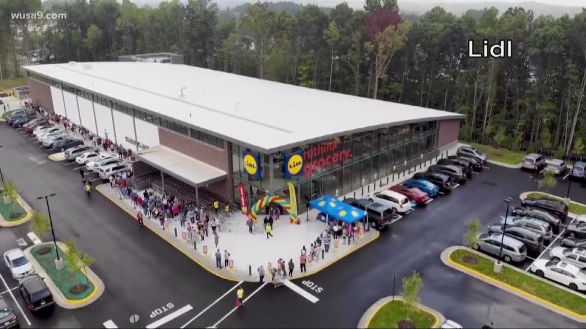 So what's it like to shop at Lidl? There are a handful of stores already open in Maryland and Virginia.
We sent our Bruce Leshan to check out the one it Bowie.