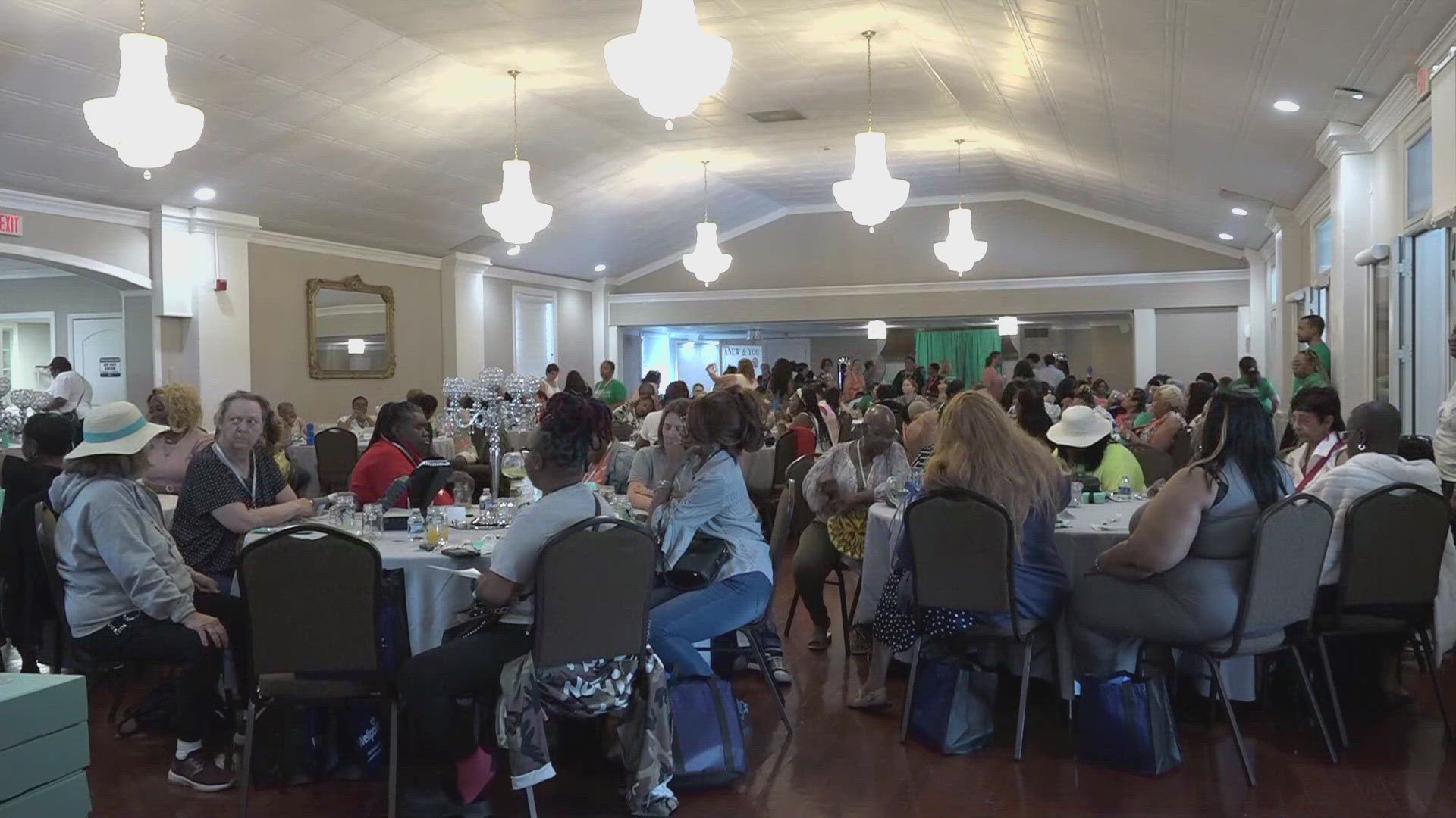 More than 150 women in all got the VIP treatment for Mother's Day.