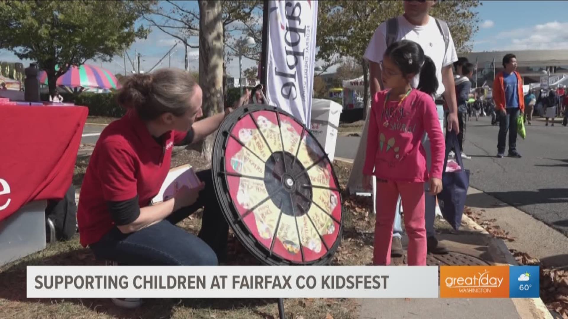 Apple Federal Credit Union helped 75 children enjoy beautiful fall weather at the Fairfax Co. Kidsfest. This segment was sponsored by Apple Federal Credit Union.