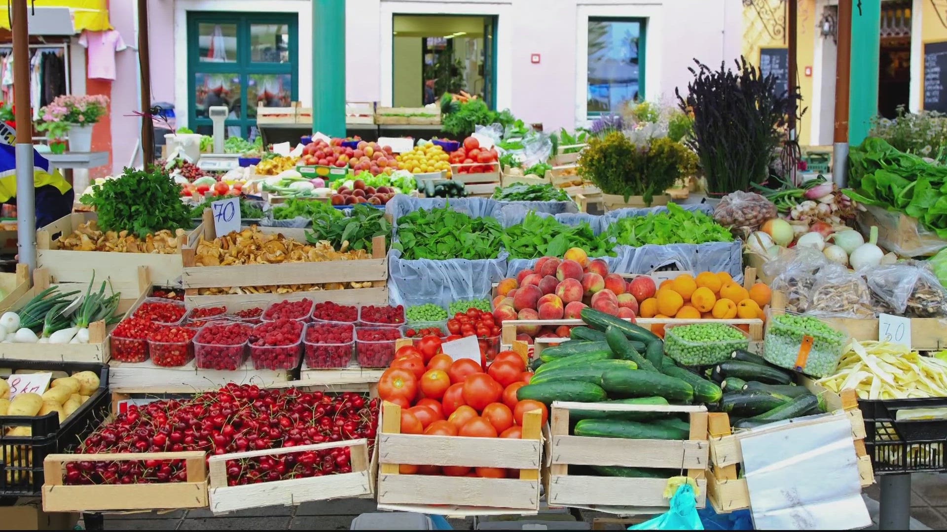 "When you're going shopping consider how you can shop more locally and sustainably. A great way to do that in the DC area is through farmers markets."