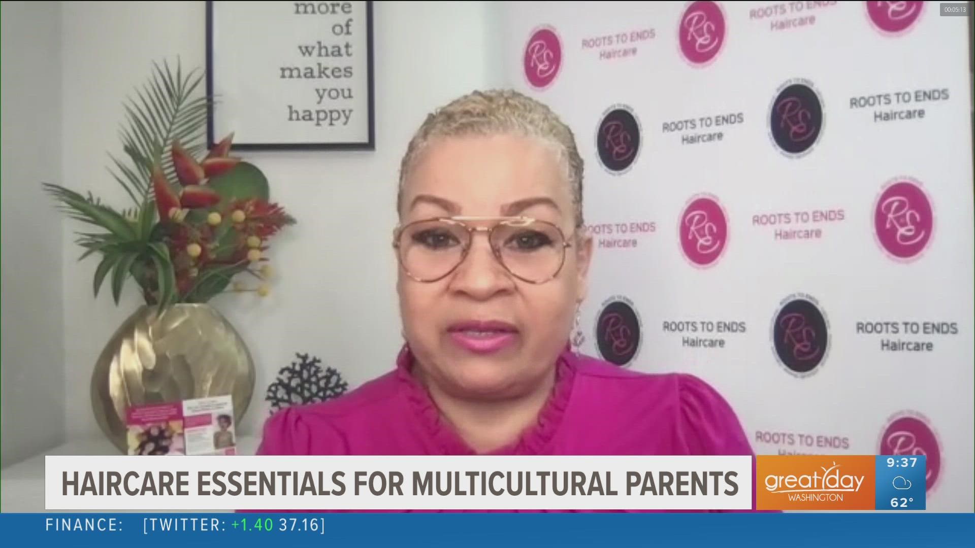 Hairstylist Lynne Wooden shares tips on how to care for children's hair in multicultural families. Wooden is also hosting a workshop called "Roots to Ends Haircare".