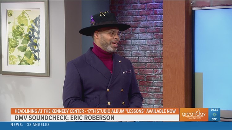 Eric Roberson performs ahead of his sold out Kennedy Center concert