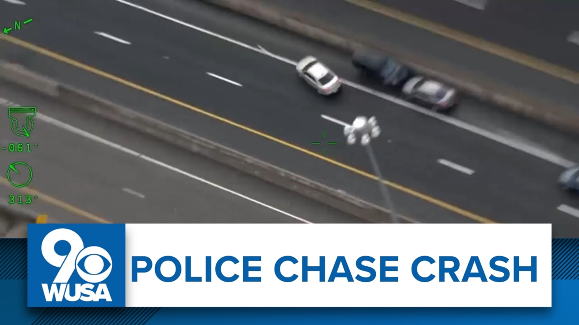 Police Chase And Crash Caught On Camera In Fairfax County Virginia 