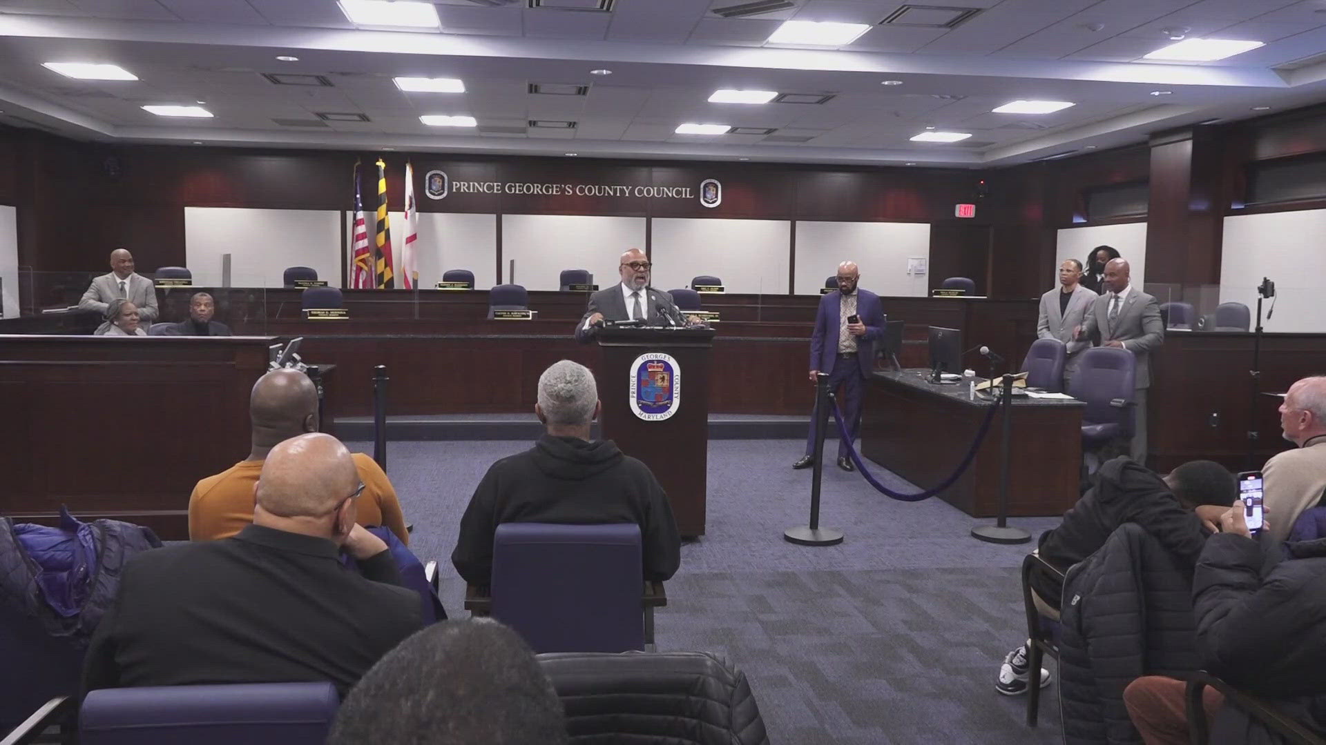 In about 4 hours in Prince George's County, public safety will be top of mind -- as council members discuss two bills that could have a big impact on the community.