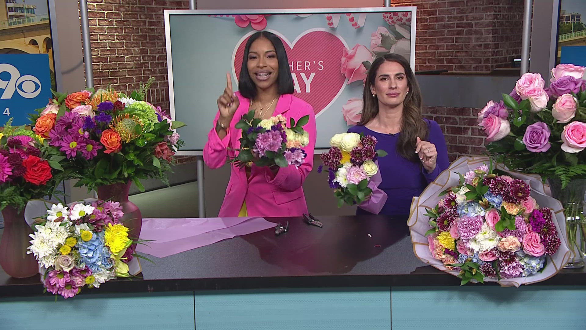 Alexes Haggins, owner of Your Uptown Florist, shows you how to impress the moms in your life ahead of Mother's Day 2025 (May 11) 