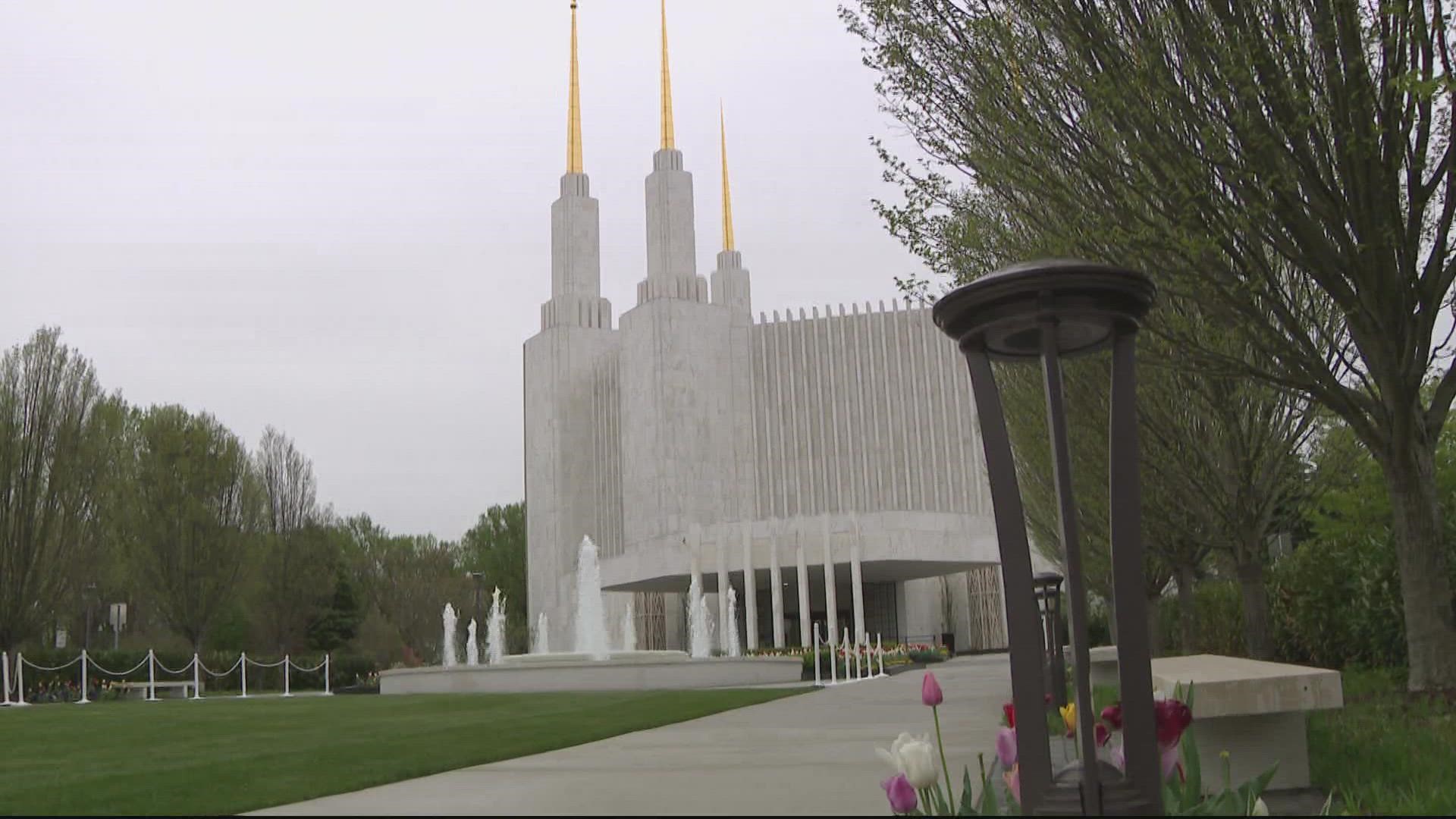 The temple is open for free, ticketed tours before it is rededicated. The space has never been open to the public before.