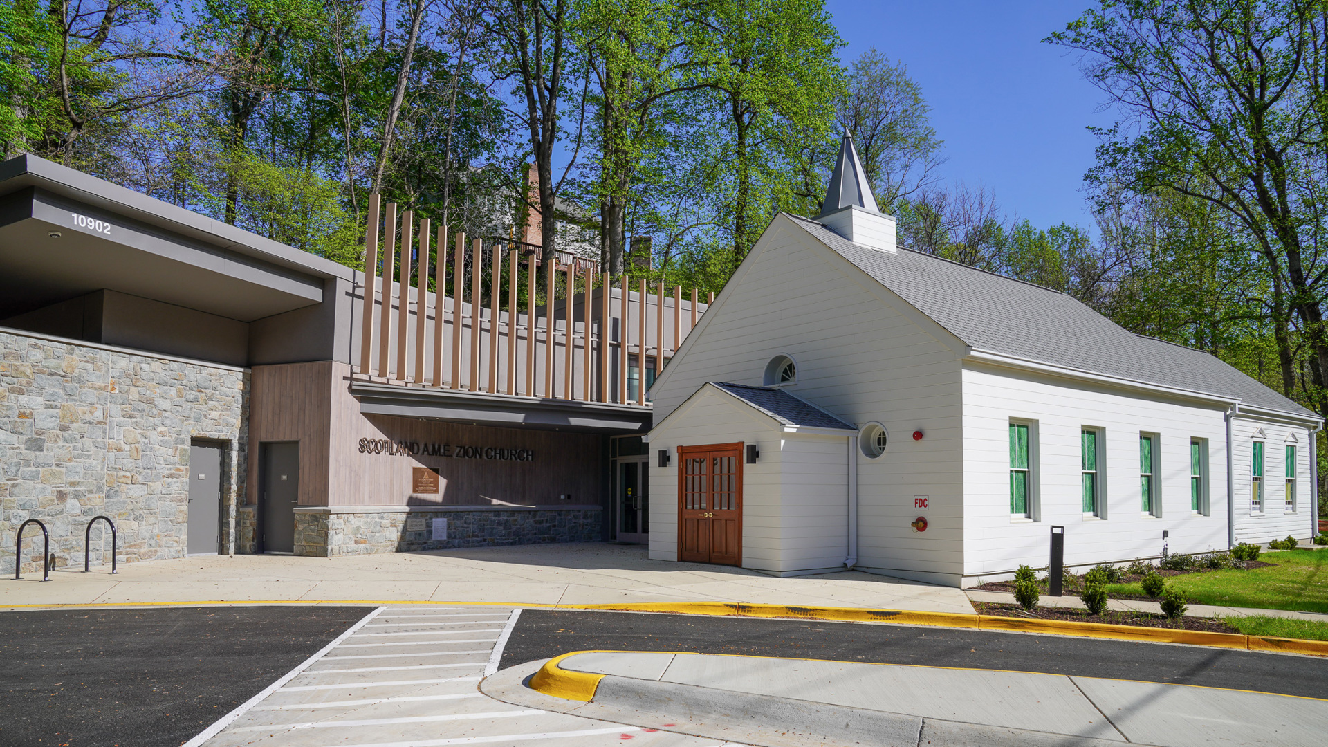 Here's a look inside the newly renovated church. 