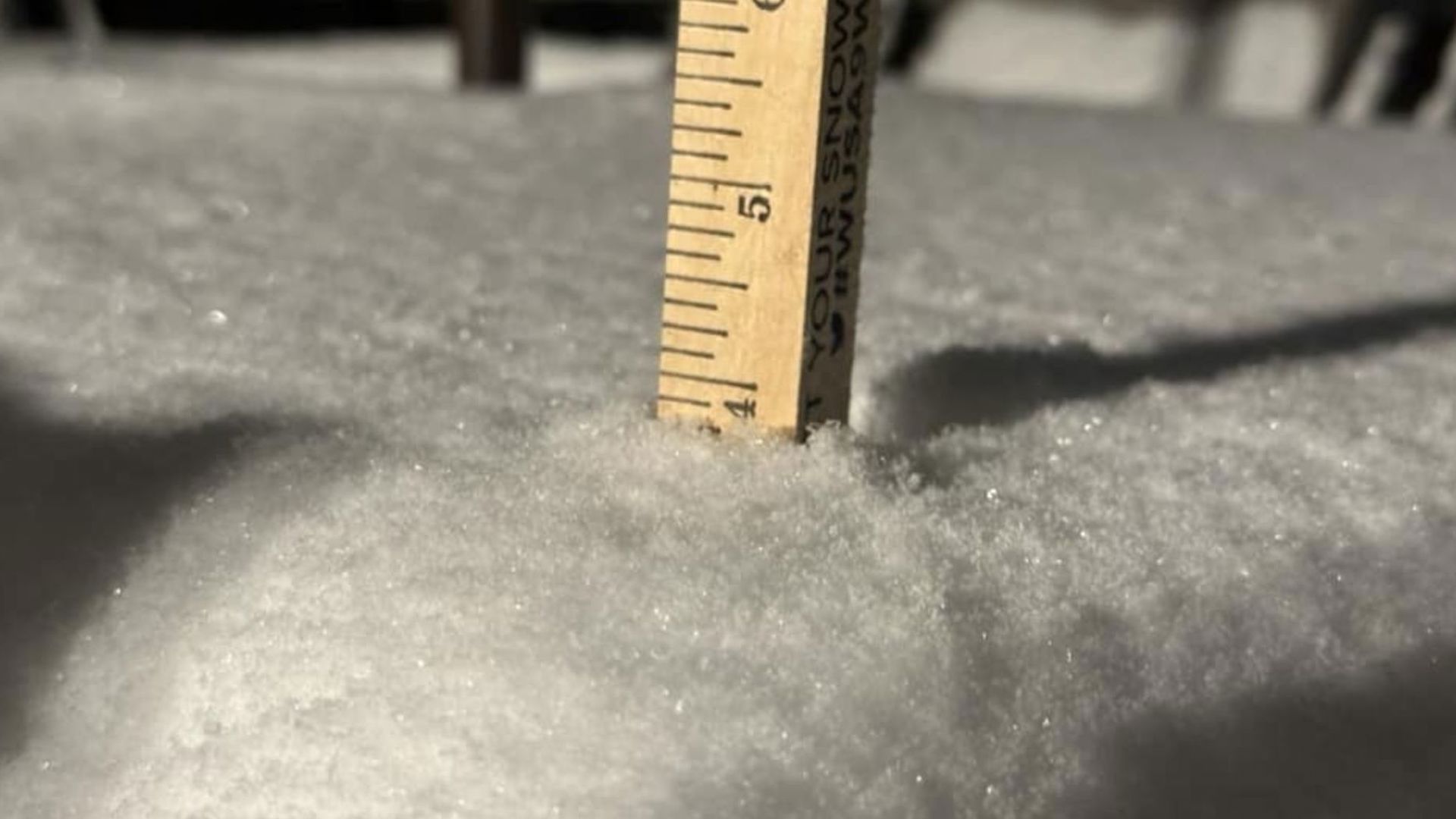 Snow accumulations for DC, Virginia and Maryland after first snow