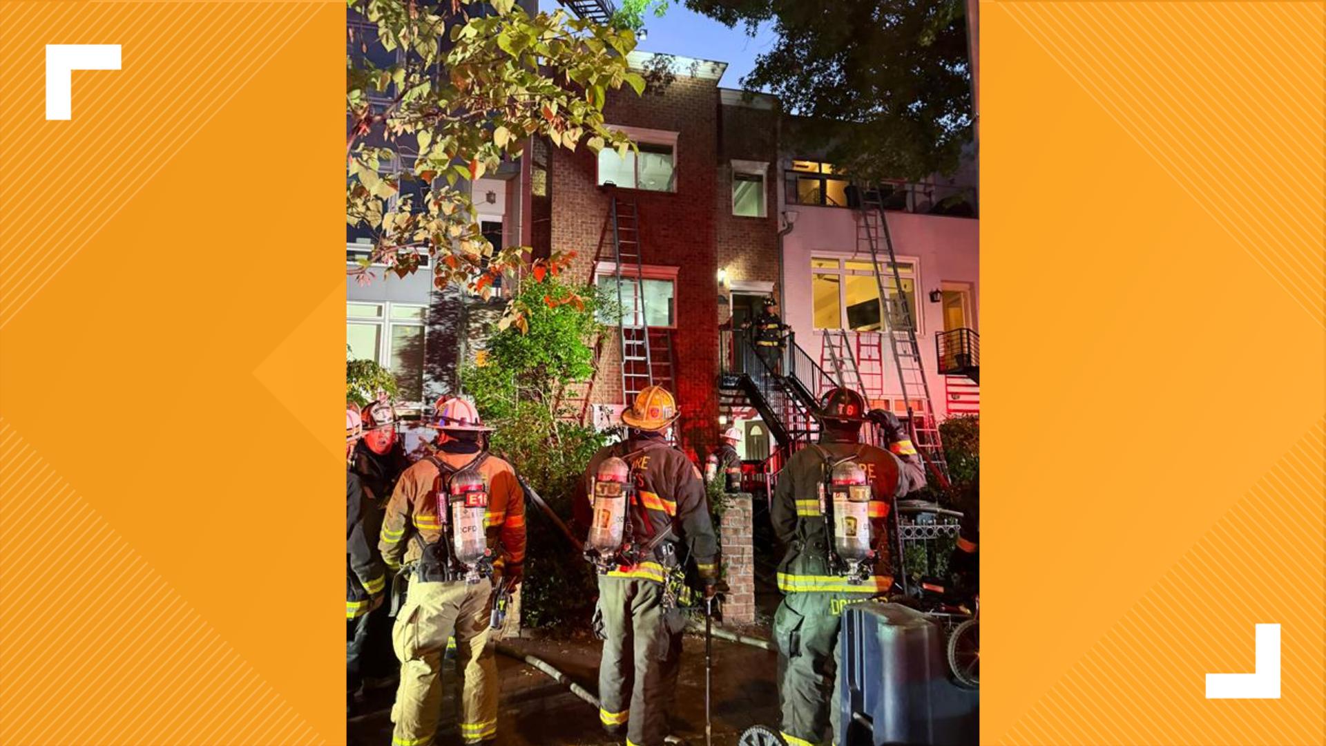 Two cats rescued after Northwest DC apartments catch fire | wusa9.com
