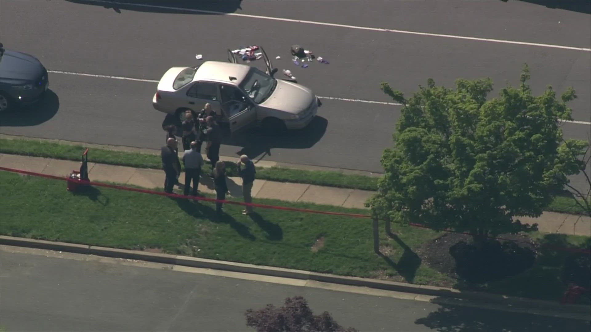 Police say the suspect is in custody.