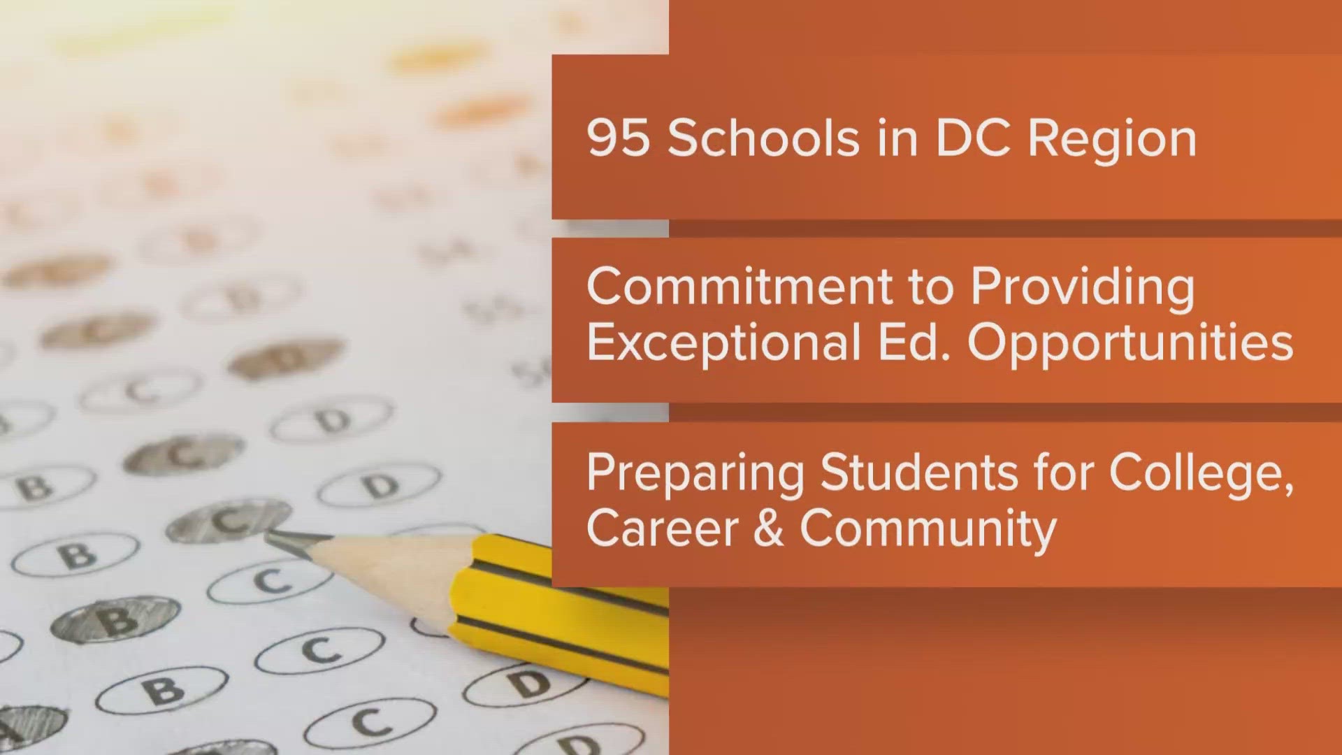 95 schools in the D.C. region are being recognized.