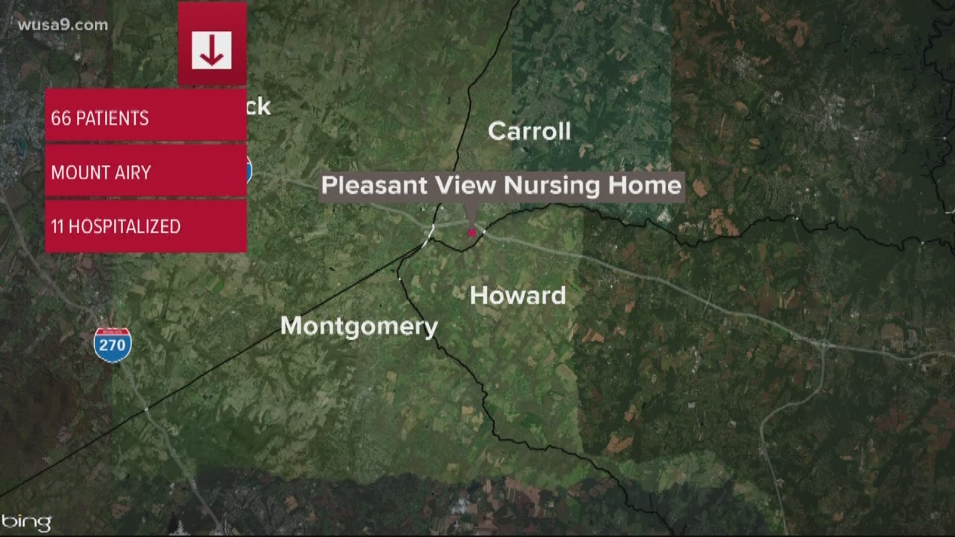 Gov. Larry Hogan announced the nursing home outbreak along with five new deaths in the state, bringing the total to 10.