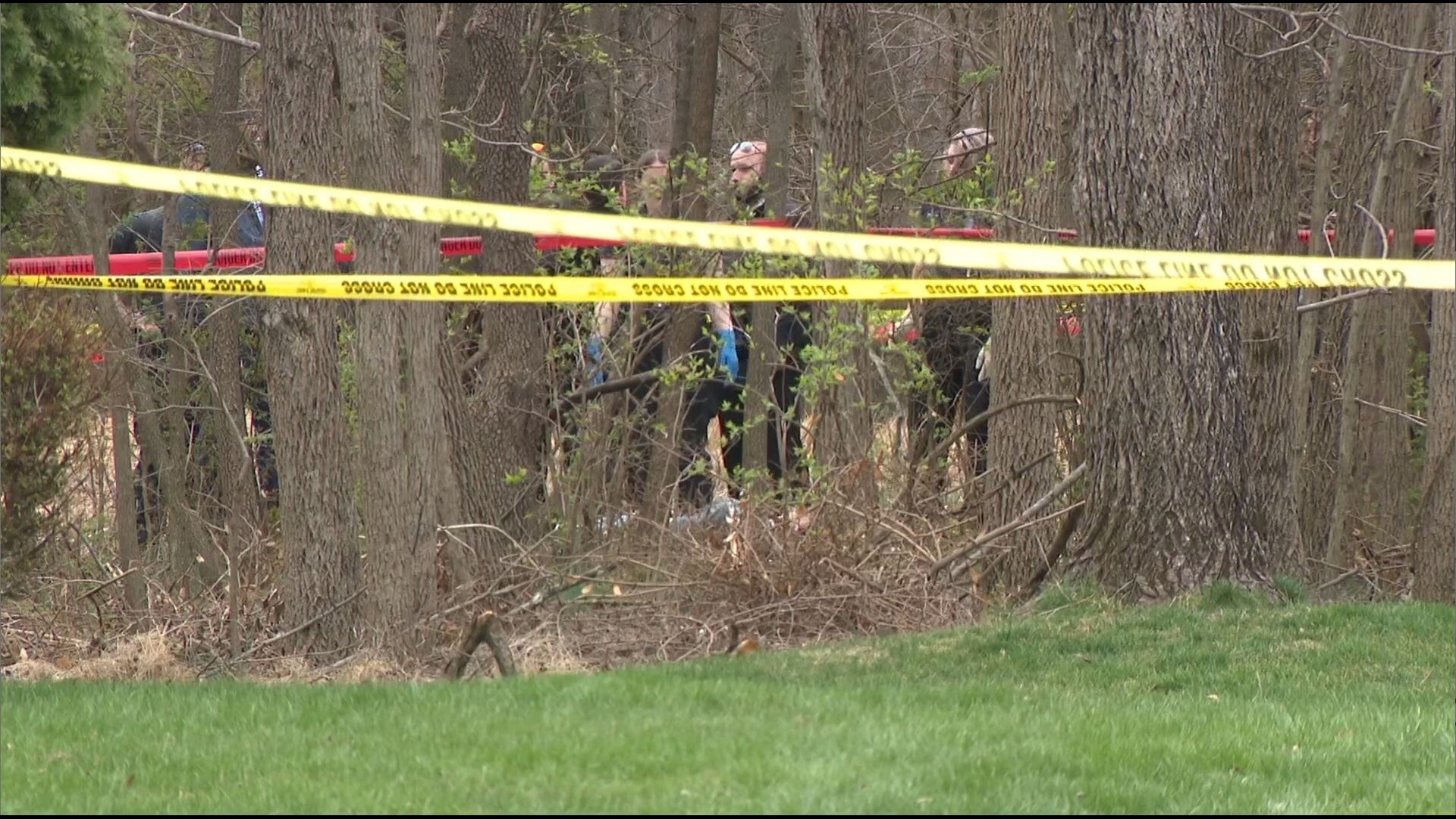 Police are investigating after two dead bodies were found on a trail in Reston, Virginia on Wednesday afternoon.