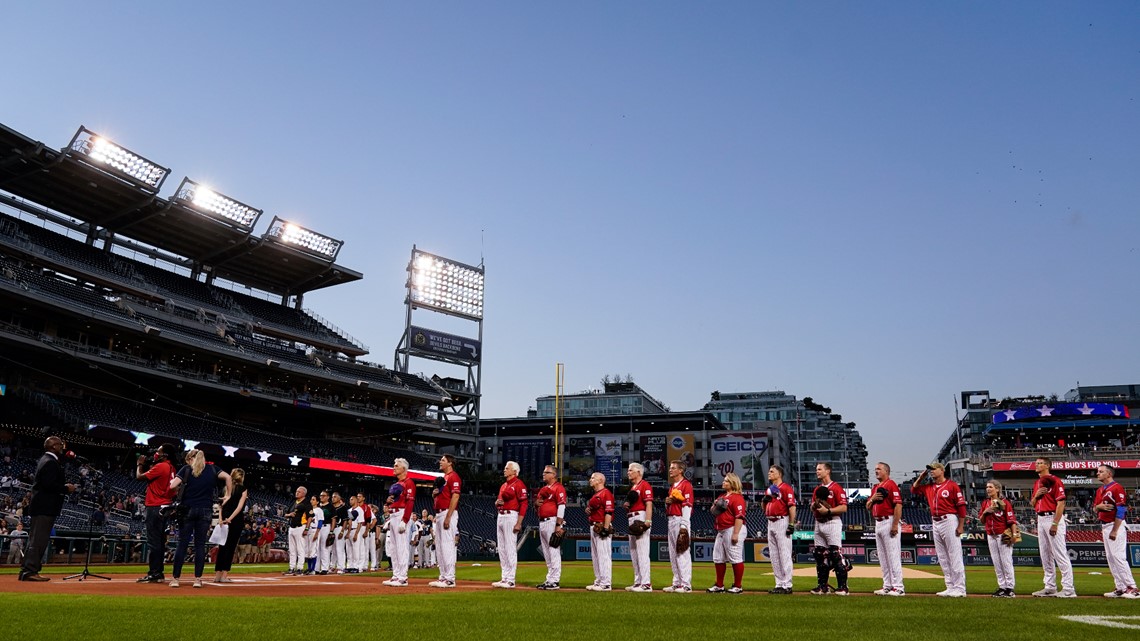 At Nationals Park, first game in Capital Crossover series is a home run