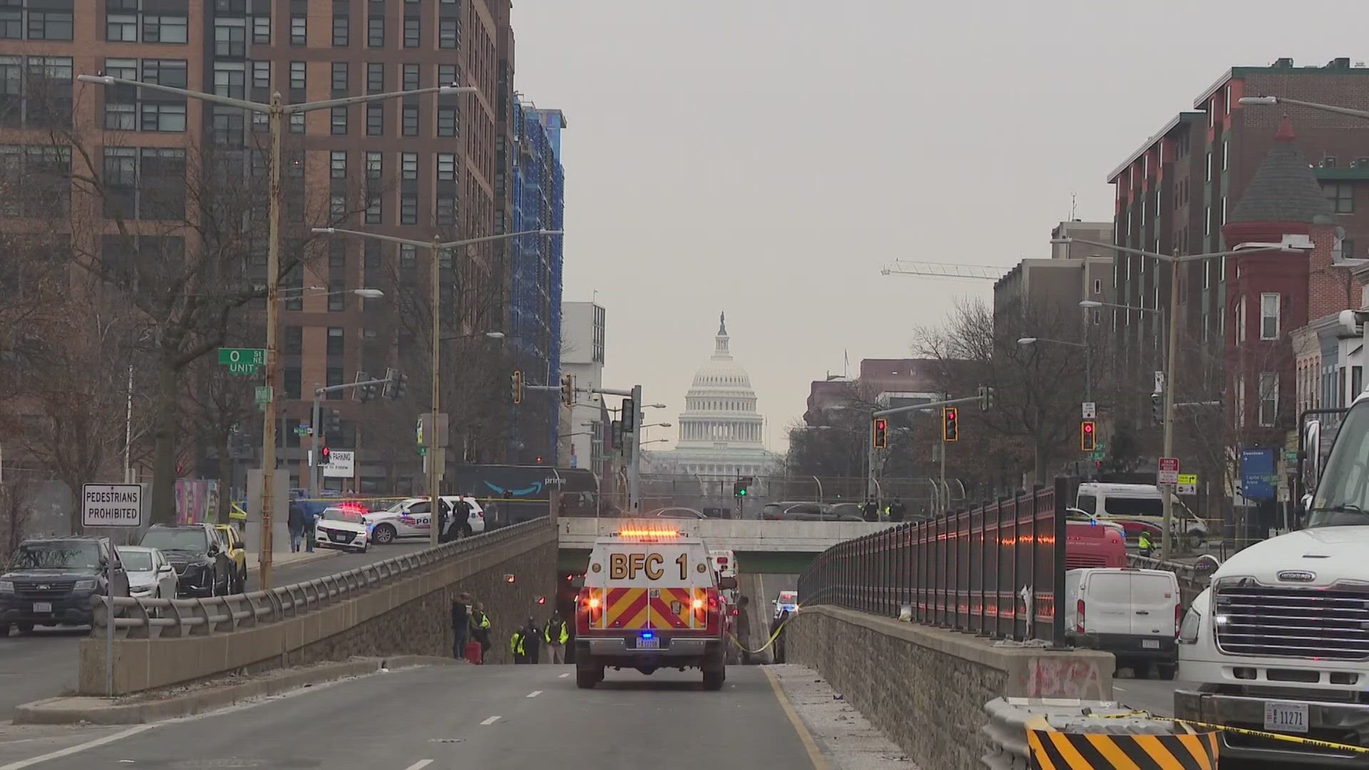 A man is dead and a police officer is on administrative leave following a shooting in D.C.'s NoMa neighborhood Wednesday.