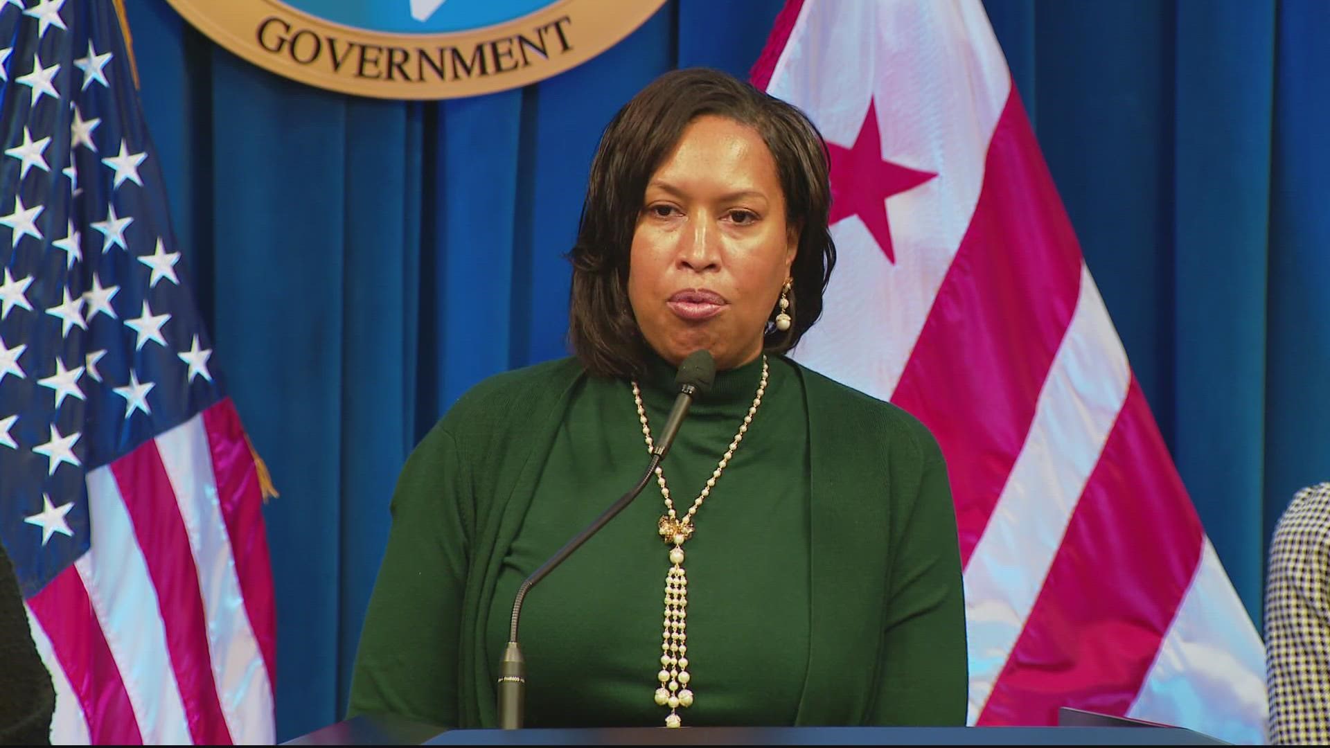 DC's mayor is starting her third term at the head of a city that is facing a sudden surge in violence.