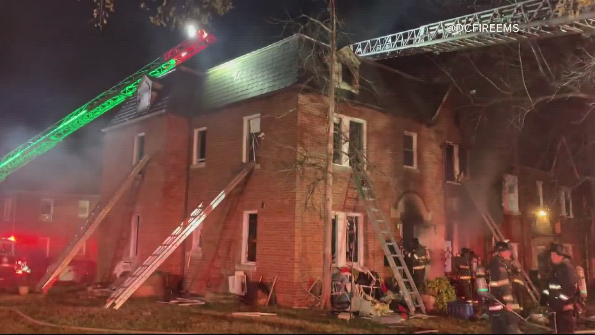 Just after midnight on Tuesday, DC Fire and EMS were called to a Northwest D.C. apartment for a reported fire.