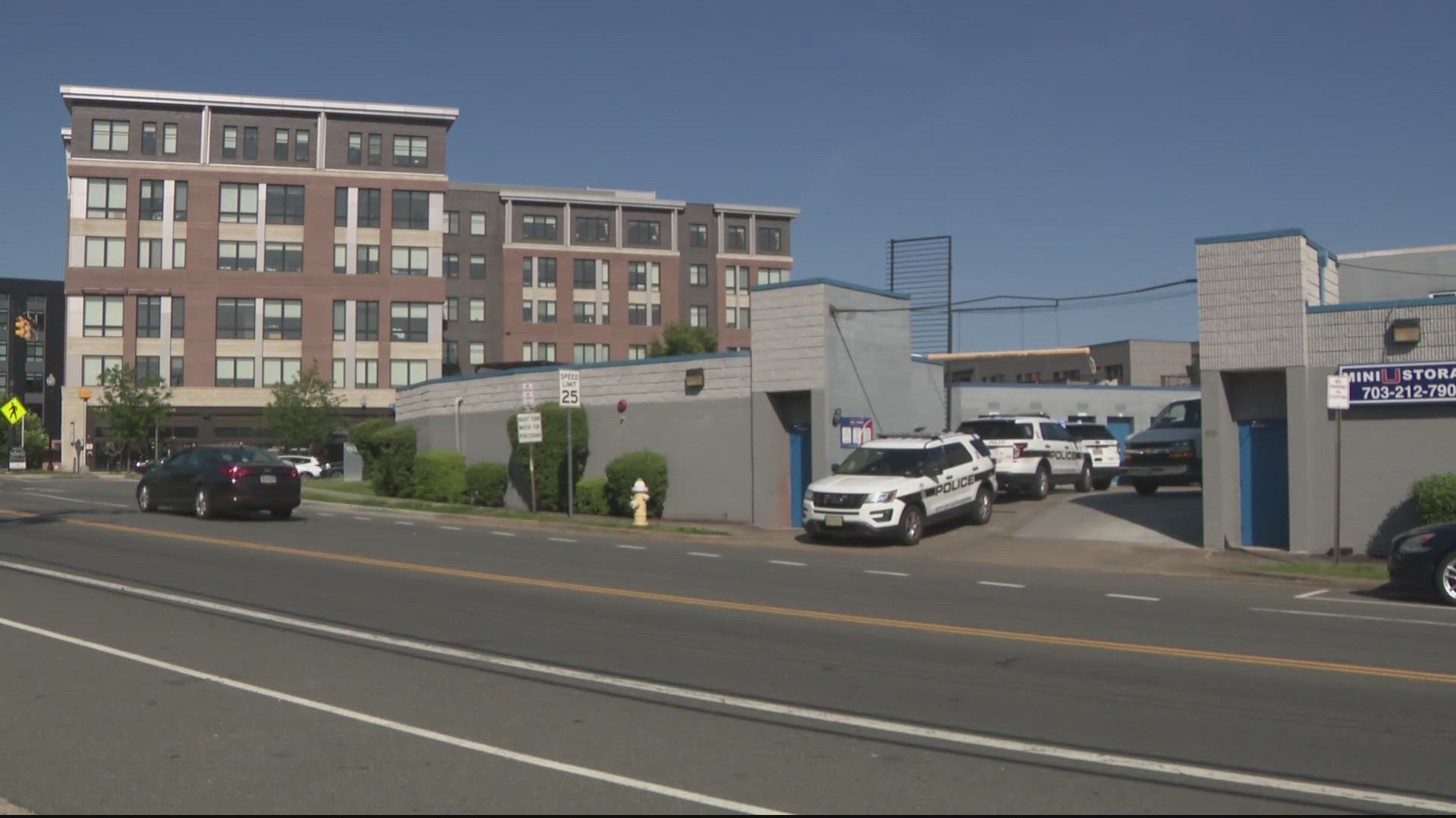 Police are investigating a death at the Mini U Storage facility in Alexandria, Virginia.