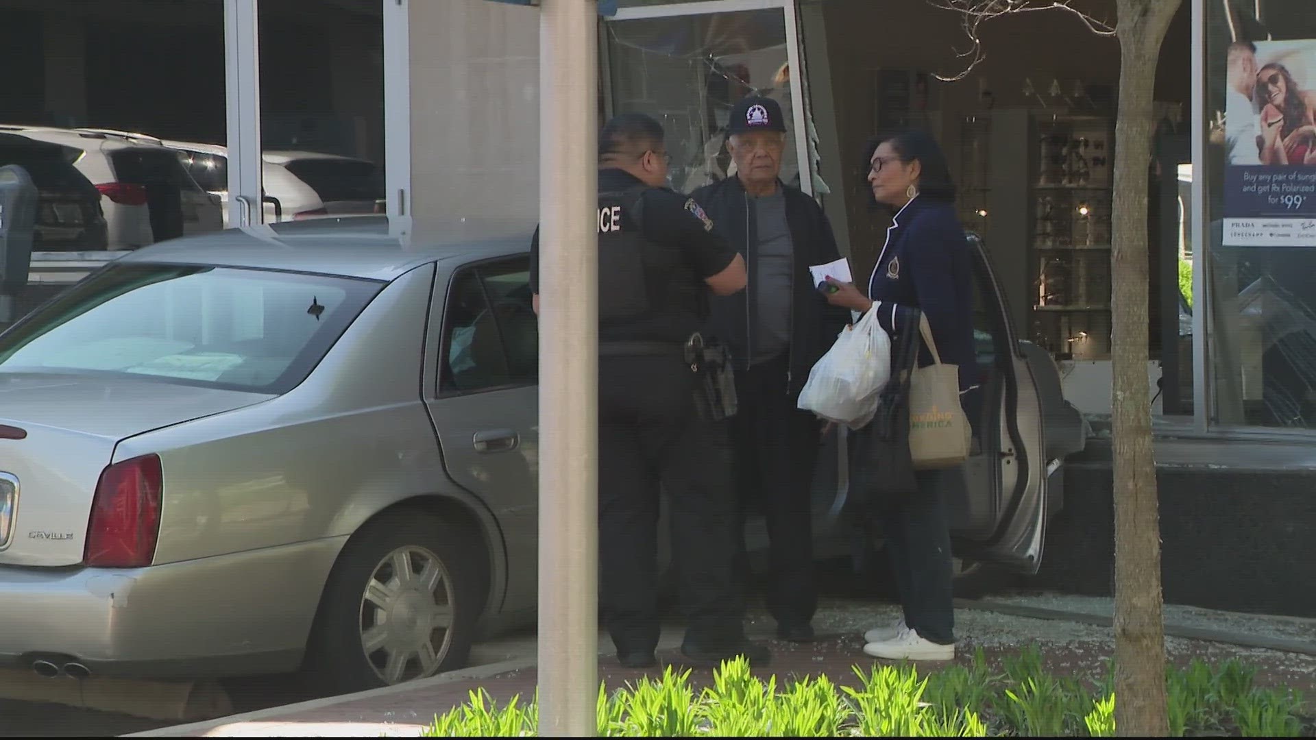 Montgomery County Police are investigating after a car crashed right into a store.