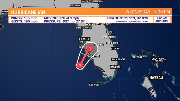 Hurricane Ian Updates: Ian strengthens to 'extremely dangerous' storm