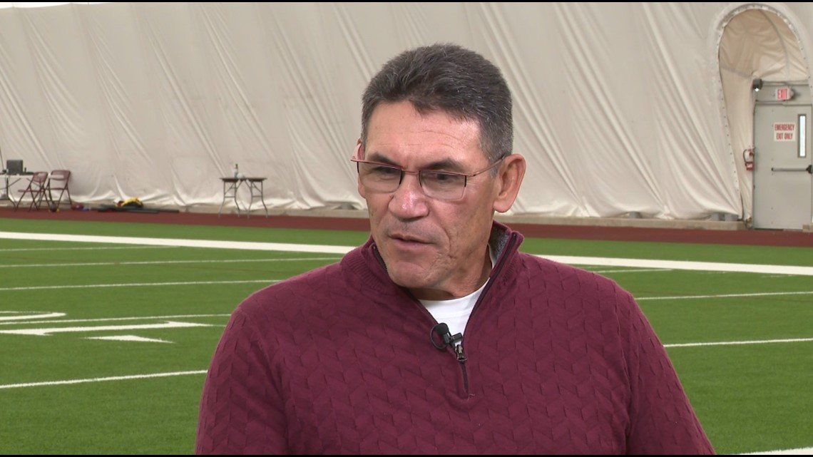 Washington Commanders Head Coach Ron Rivera talks Bills loss, Quarterback  Sam Howell