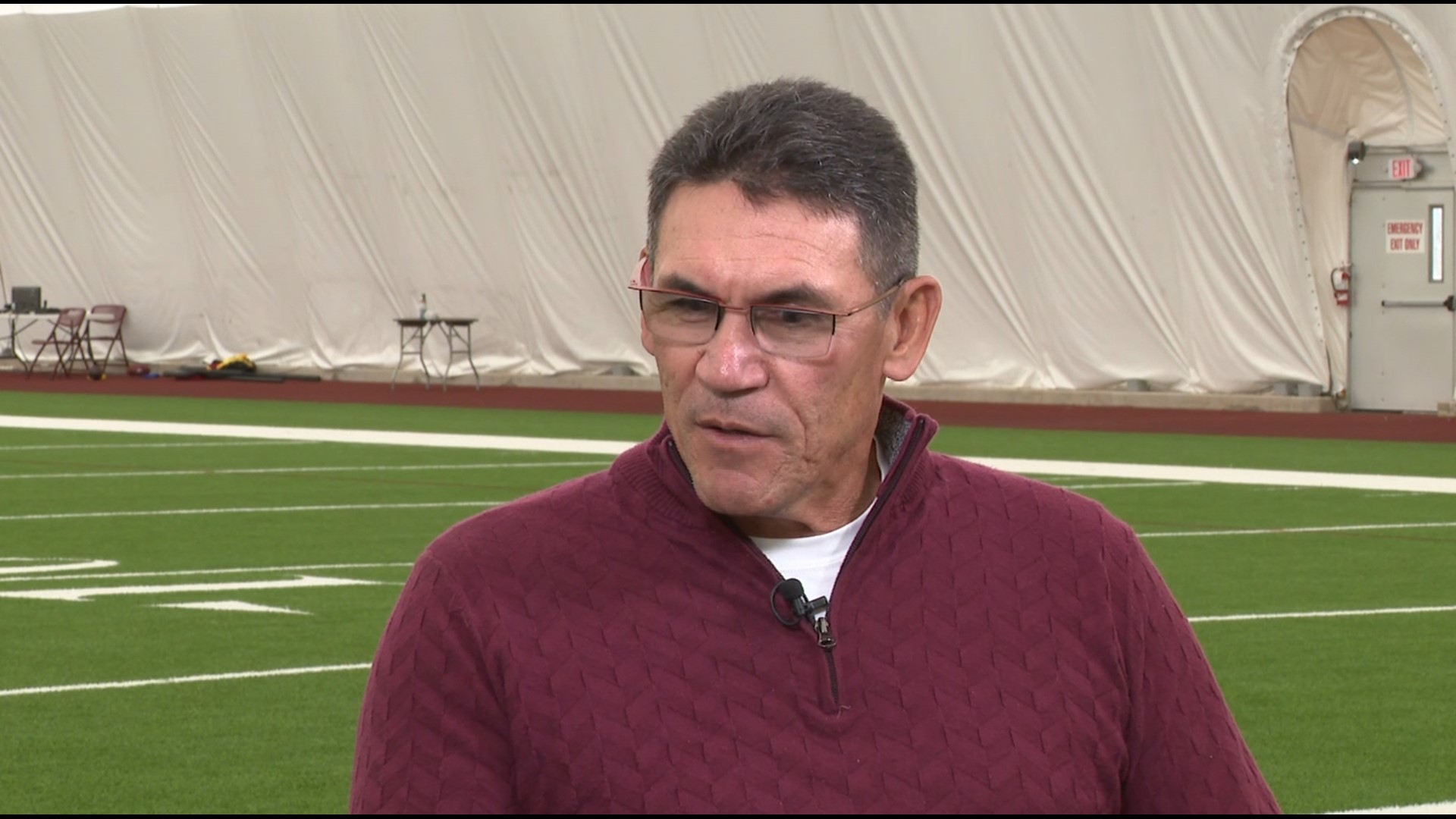 Ron Rivera  'The only good thing out of losing is that you can