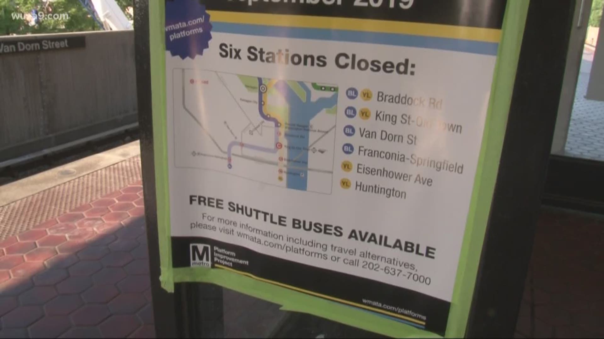 Metro shuttered six Virginia stations on May 25 for a massive repair project, but that did not have a major impact on traffic, according to Alexandria officials.