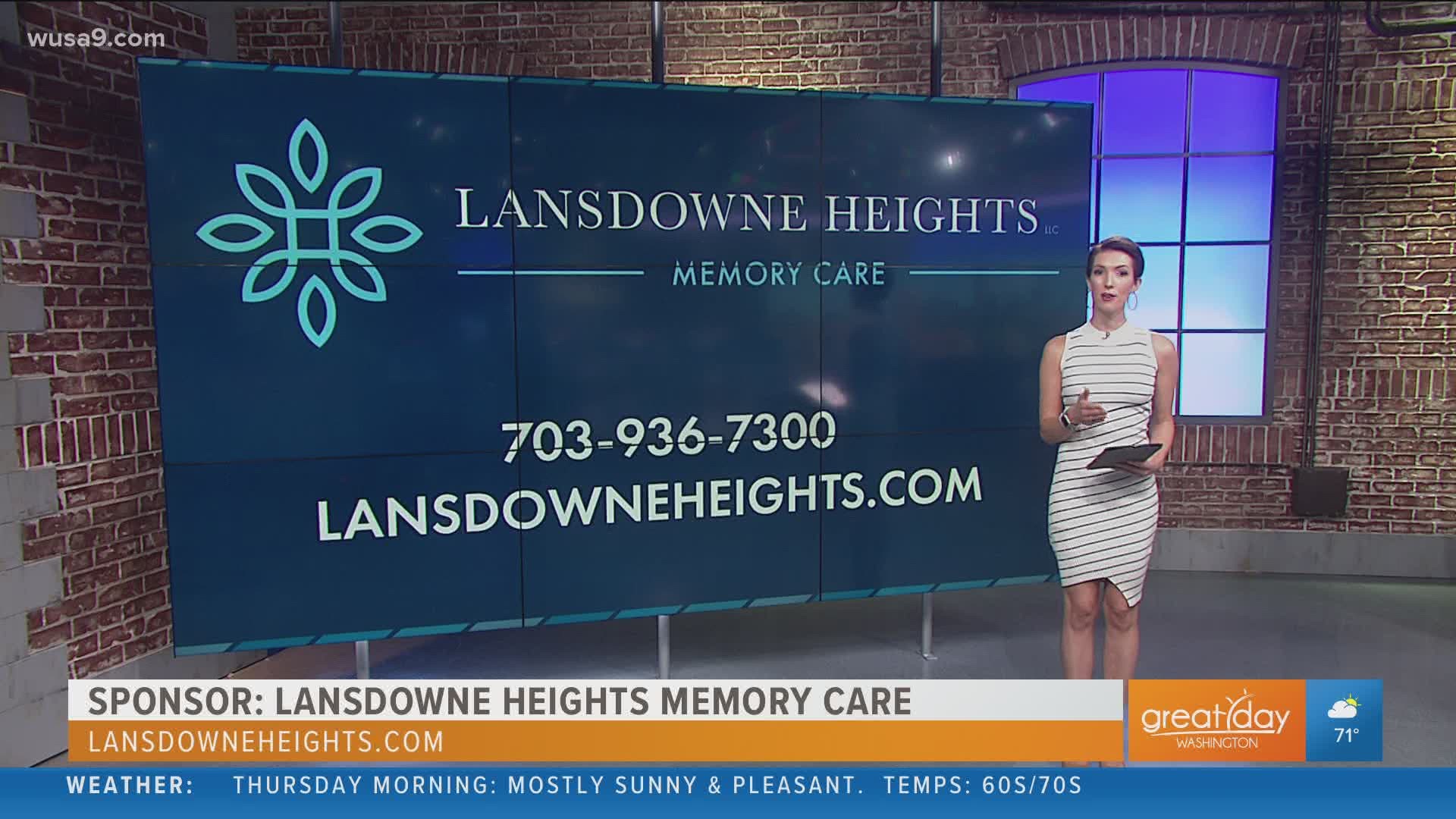 Sponsored by Lansdowne Heights Memory Care. Visit LansdowneHeights.com or call 703-936-7300 for more information.