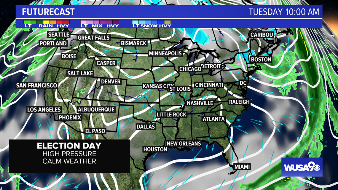 Election Day Weather Forecast | Wusa9.com