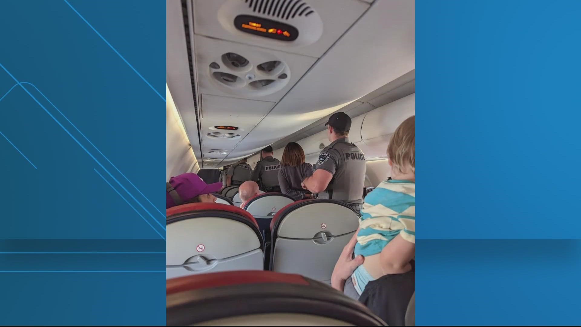 Passengers on a flight to Washington D.C. were forced to make a detour after the flight was diverted to North Carolina due to an unruly passenger.