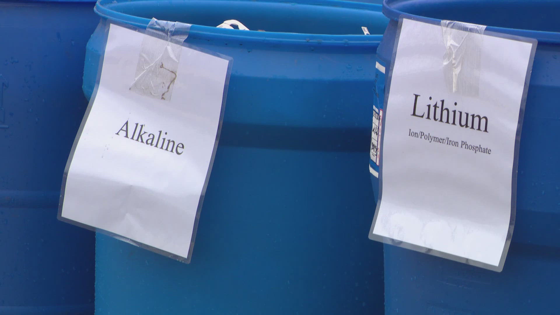 On Friday at the Shady Grove Waste Transfer Station in Derwood, local fire officials demonstrated the dangerous consequences of mishandling batteries.