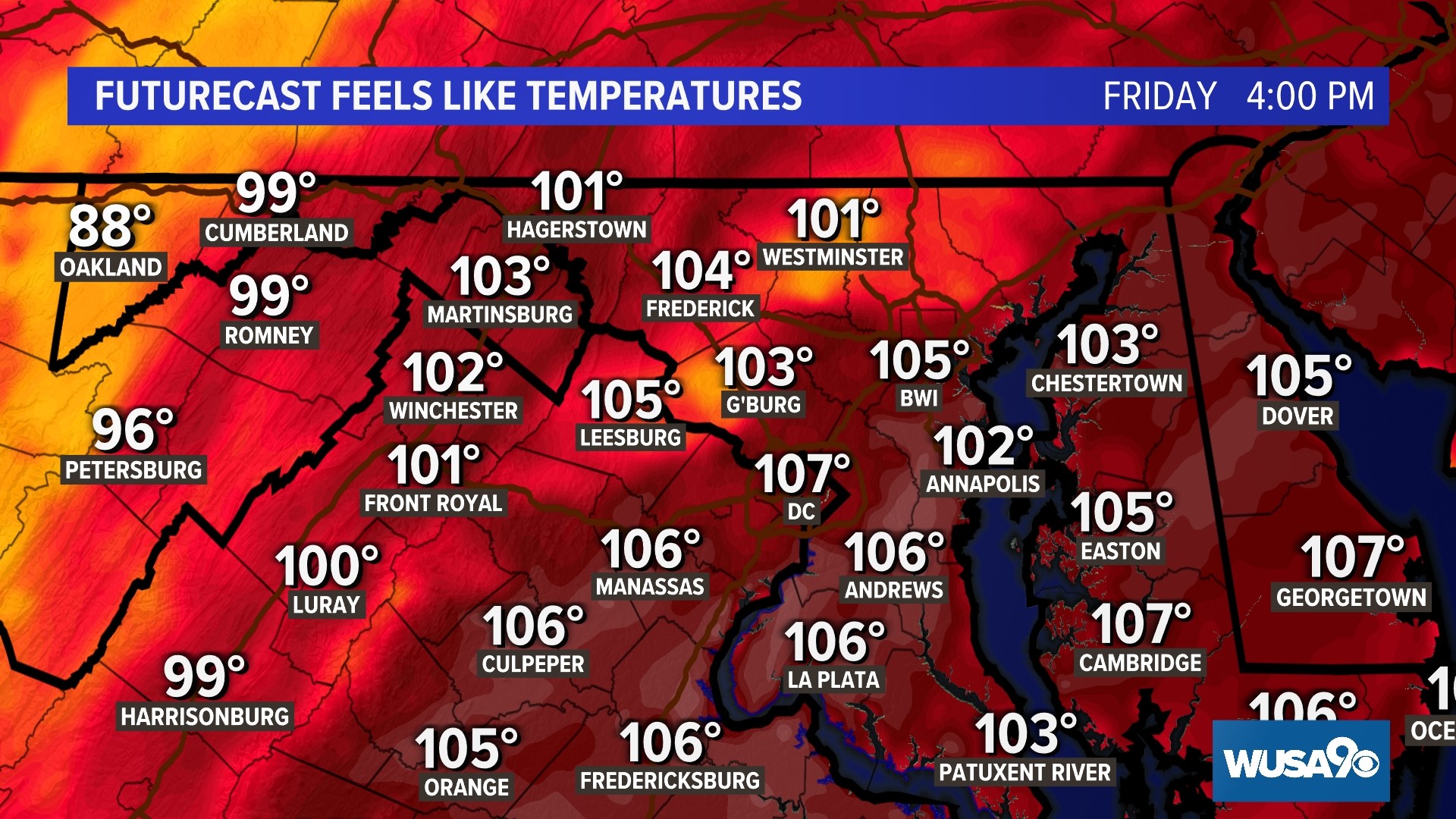 Get ready for the hottest temperatures of the summer (so far!) | wusa9.com