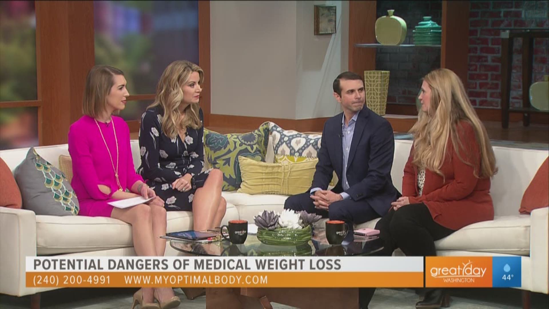 Dr. Cory Aplin introduces Debra Walker who lost 36lbs in 40 days working with Optimal Body's program, for more info call (240) 200-4991.  Sponsored by Optimal Body.
