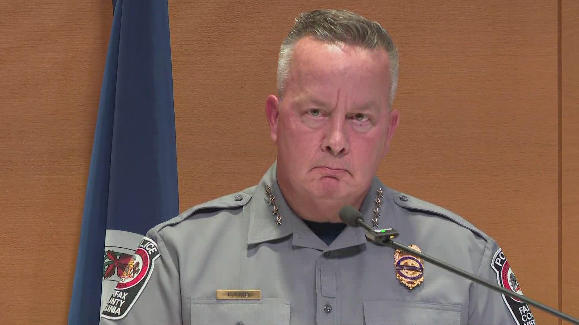 Fairfax Co. Police Chief Kevin Davis provides an update on a former after-school program contractor arrested for filming students, owning child porn.