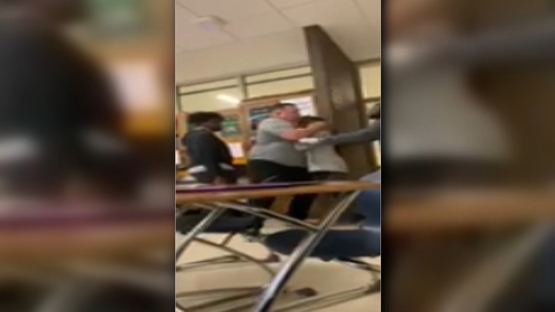 Video shows altercation between student and DCPS teacher | wusa9.com