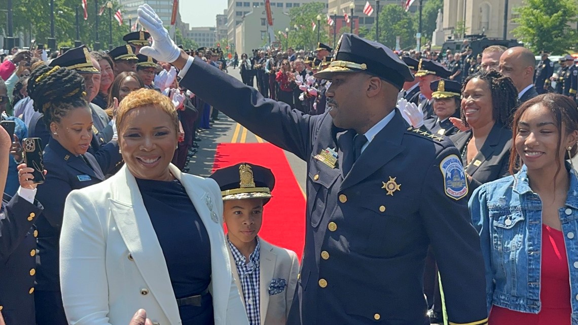 DC Police Chief Contee says goodbye to his officers, staff ...